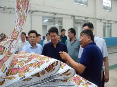 區(qū)高質(zhì)量發(fā)展觀摩團到公司現(xiàn)場觀摩